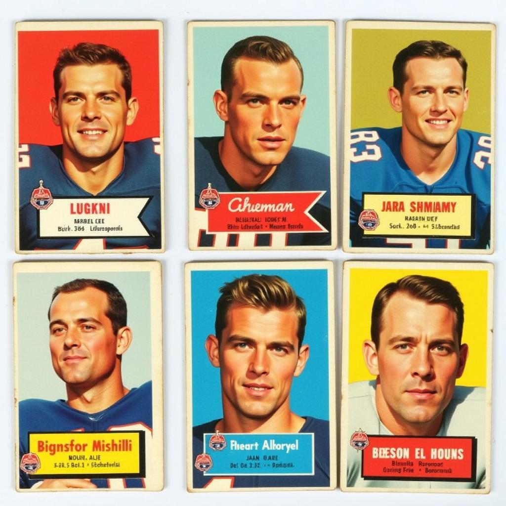 Complete Set of 1952 Bowman Football Cards