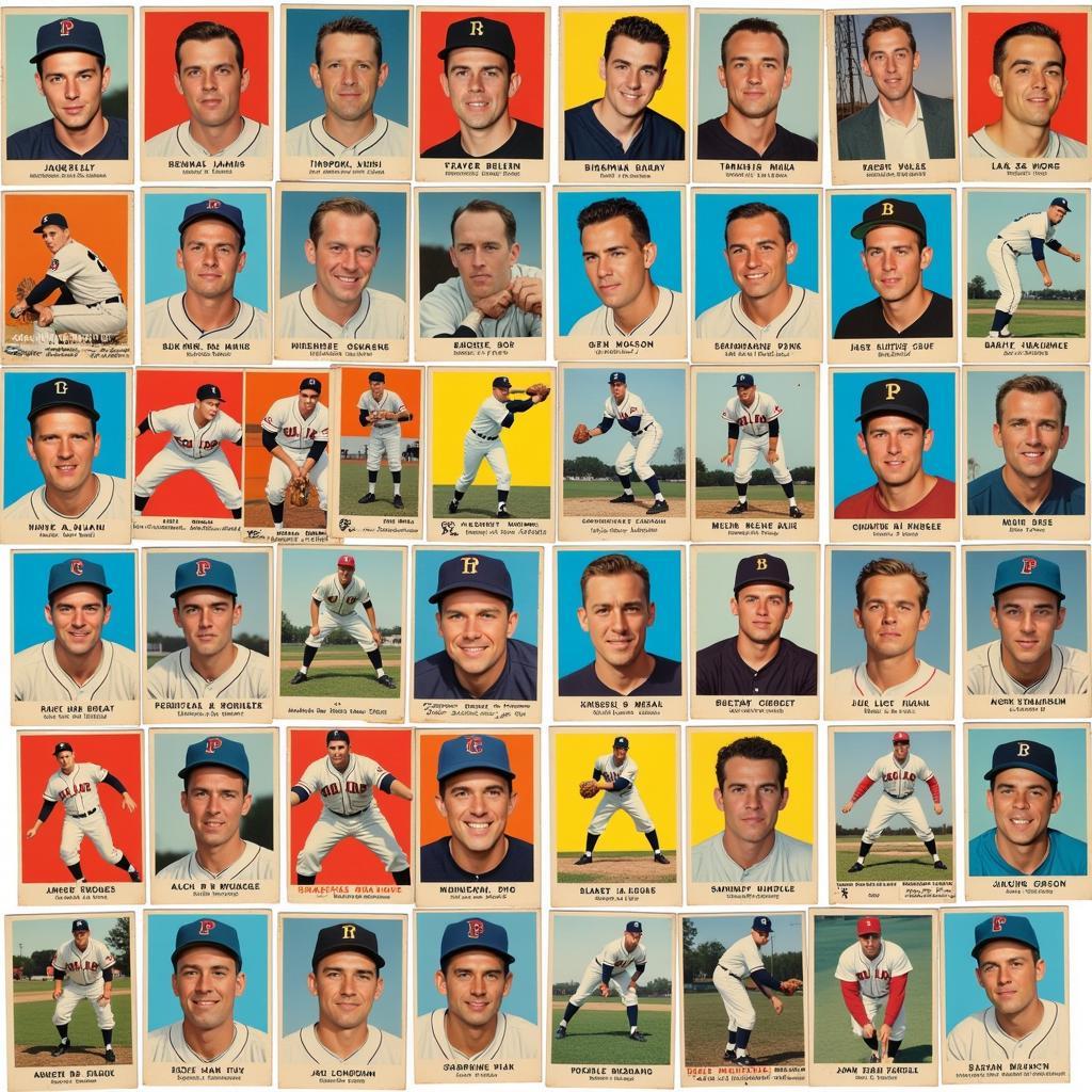 Complete set of 1961 Golden Press baseball cards