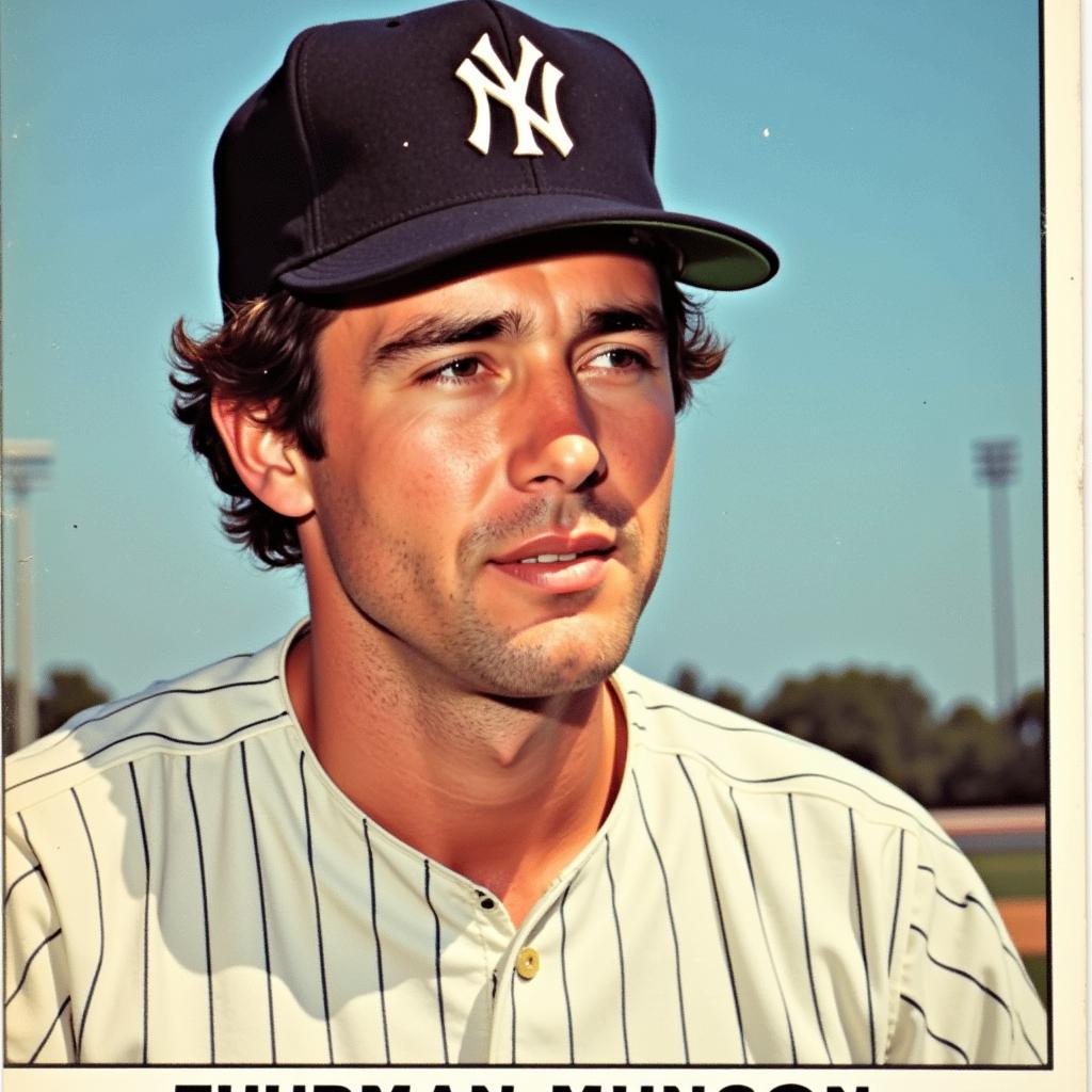 1970 Topps Thurman Munson Rookie Card Front