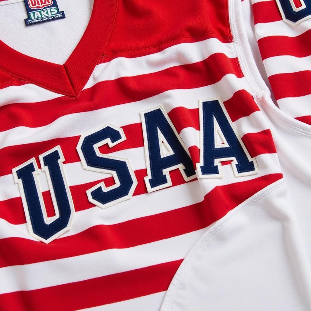 1980 USA Hockey Jersey Design Details