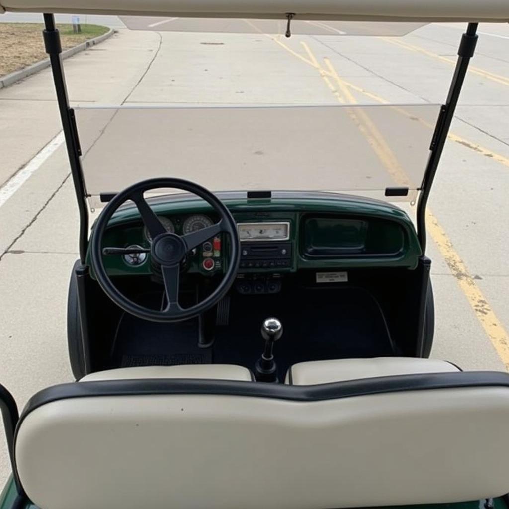 1991 Club Car DS Golf Cart Interior