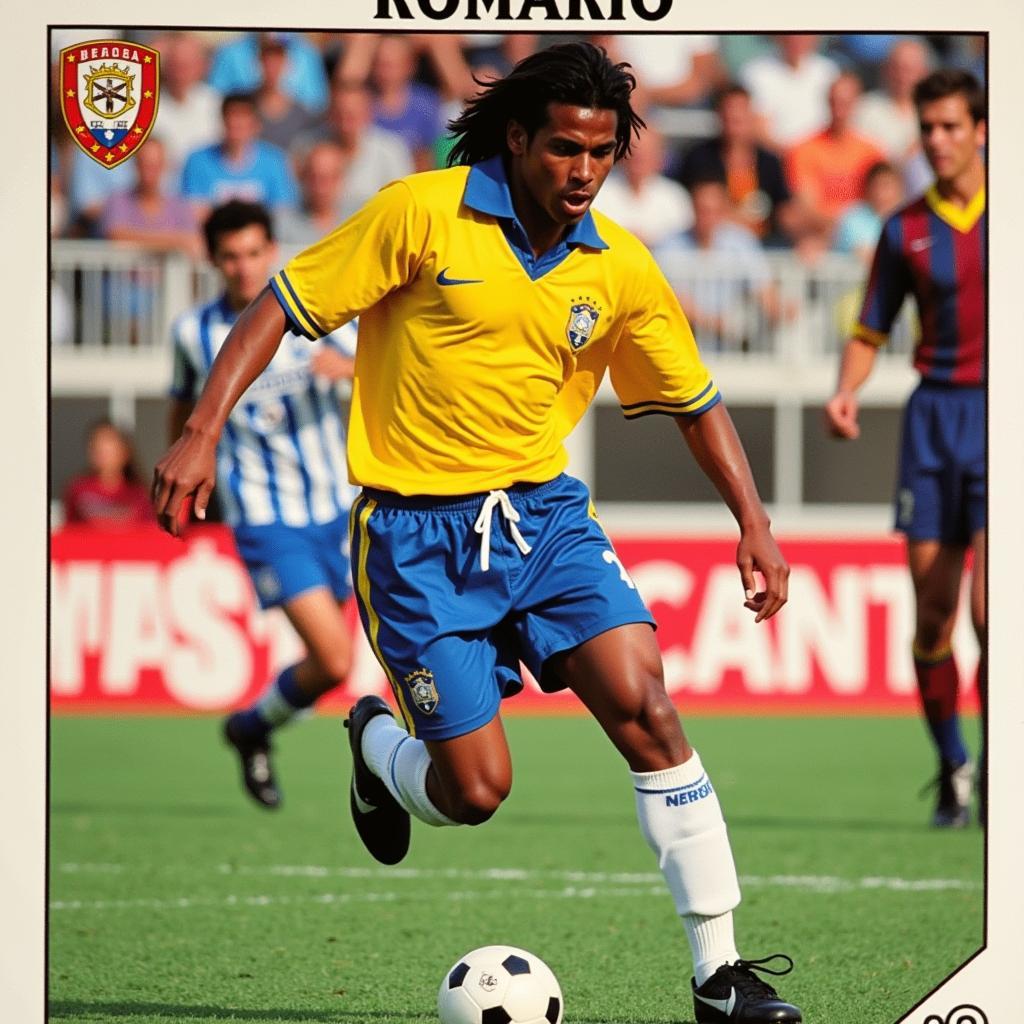 Close-Up of Romario's 1994 Upper Deck Card 