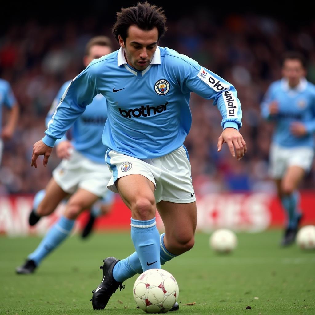 The Iconic 1997-99 Manchester City Home Shirt: A Nostalgic Journey