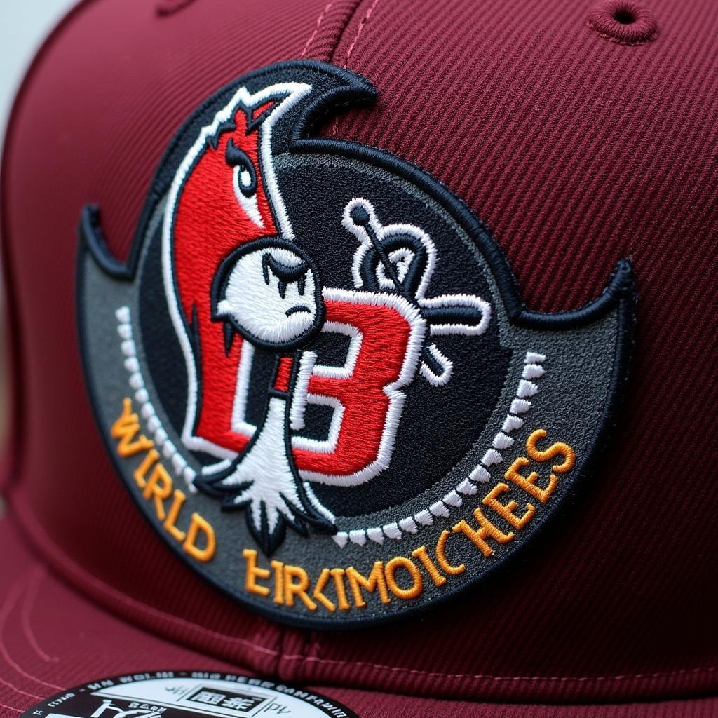 2001 World Series Diamondbacks Hat Close Up