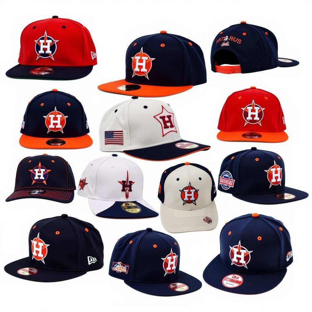 2005 Houston Astros Hat Collection