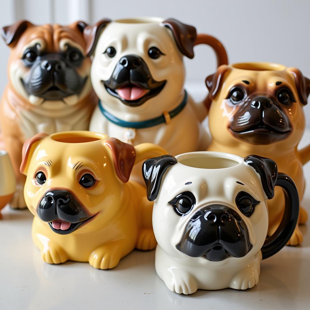 3D Dog Mug Breed Options