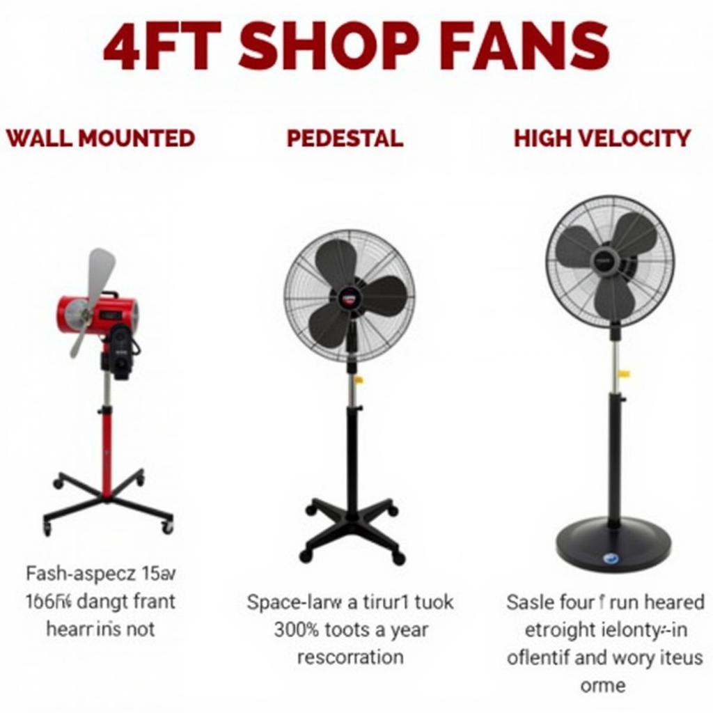 Types of 4 ft Shop Fans