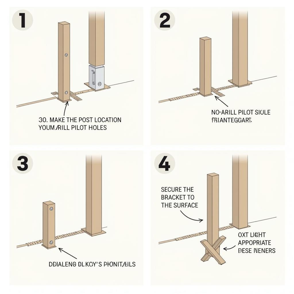 Installing 4x6 Post Brackets