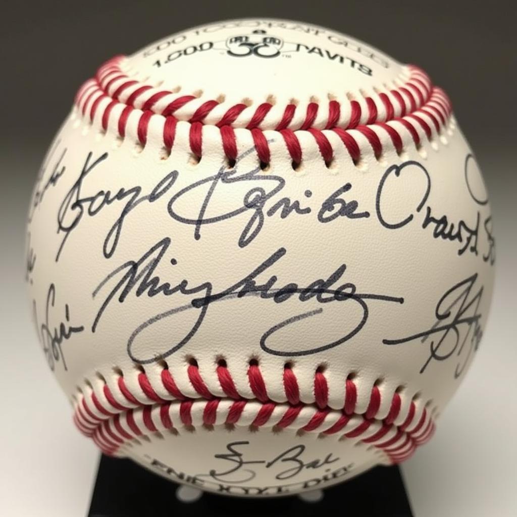 500 HR Club Autographed Baseball