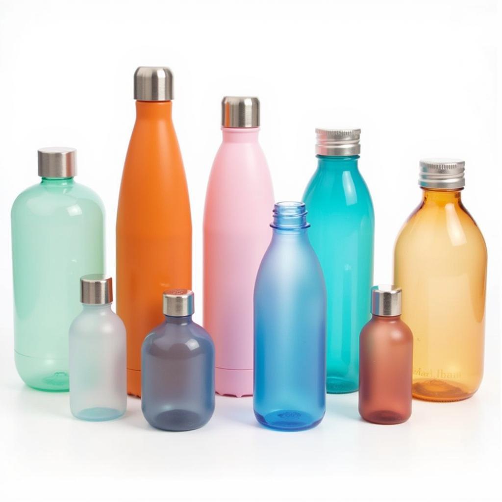 A Variety of 6 oz Plastic Bottles