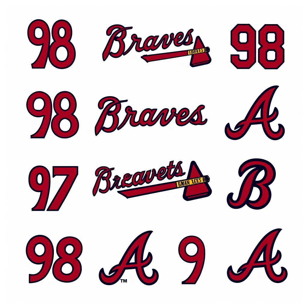 Collection of 98 Braves SVG Graphics for Fan Use