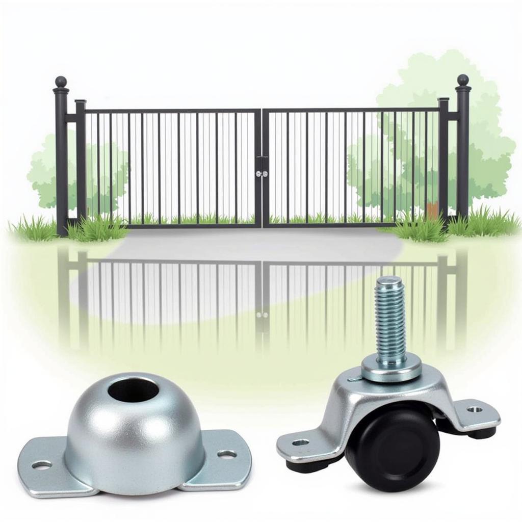  Adjustable Gate Wheels for Uneven Ground