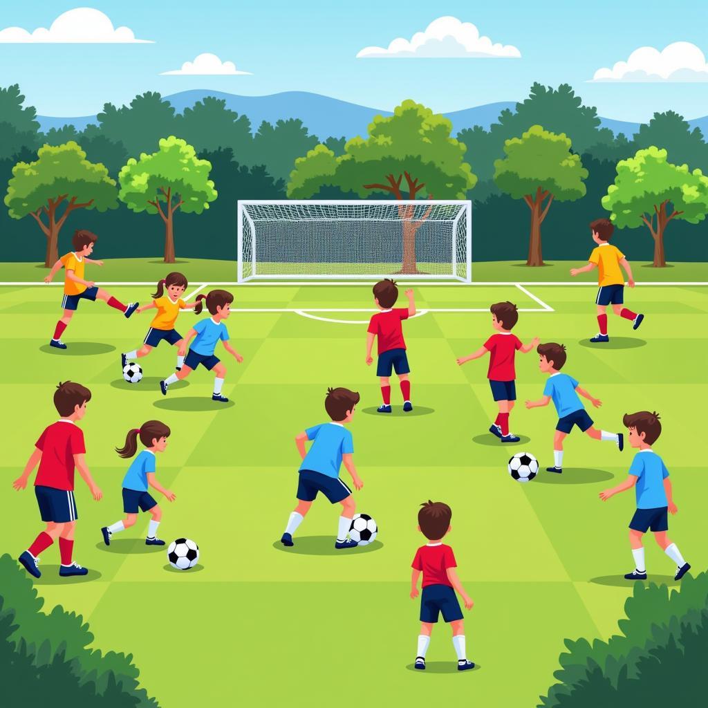 Age-Appropriate Football Training Drills