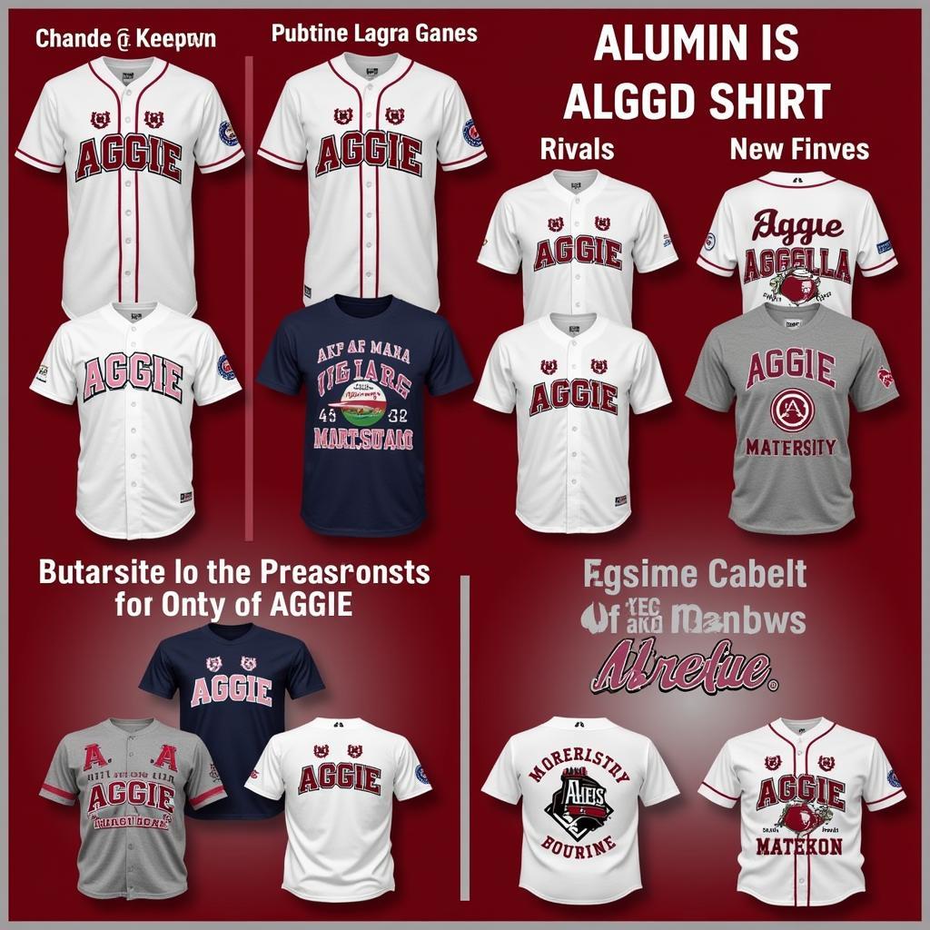 Aggie baseball shirts for special occasions