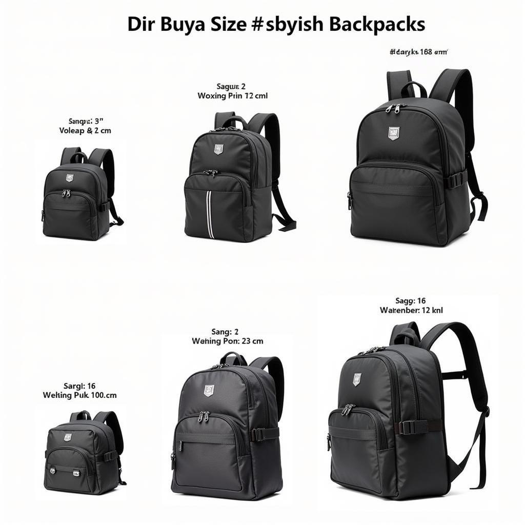 Various Sizes of Airbrush Backpacks