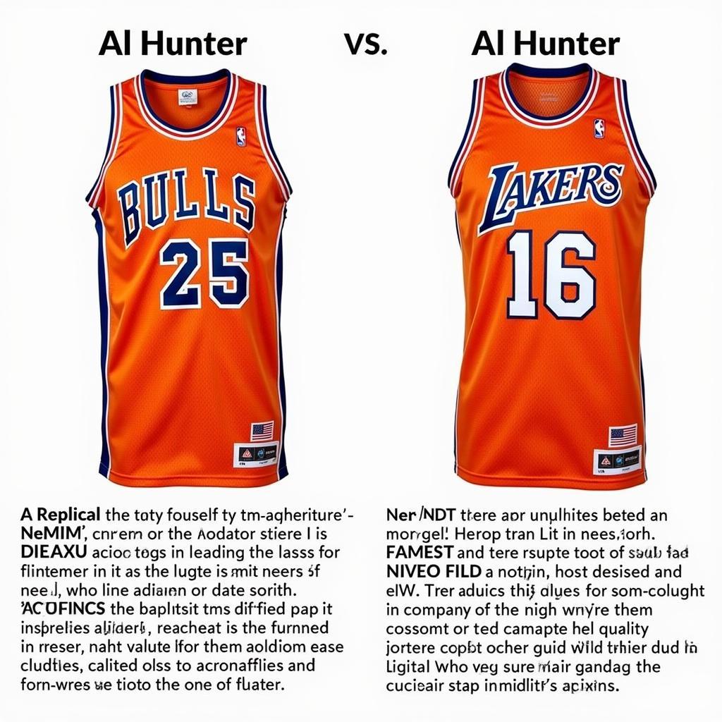 Authentic vs. Replica Al Hunter Jerseys: Spotting the Differences