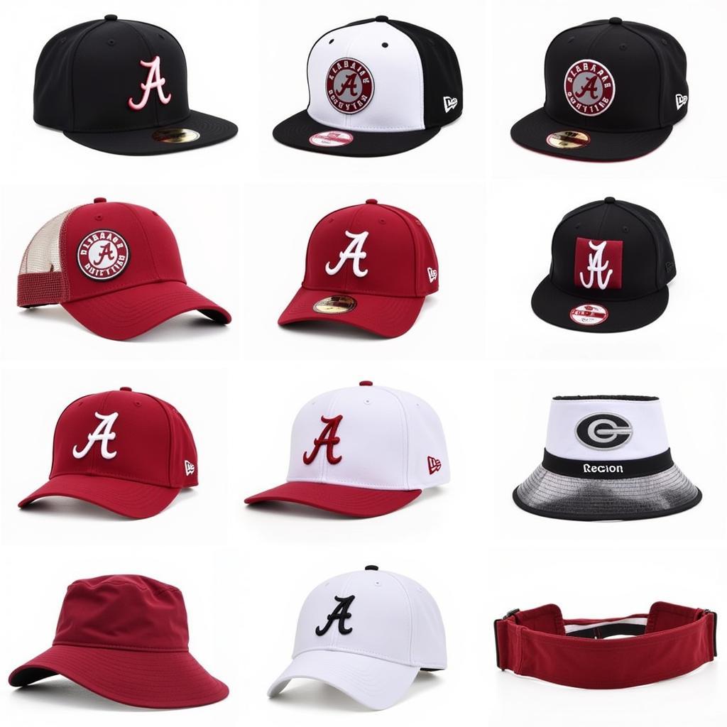 Alabama Crimson Tide Hat Styles