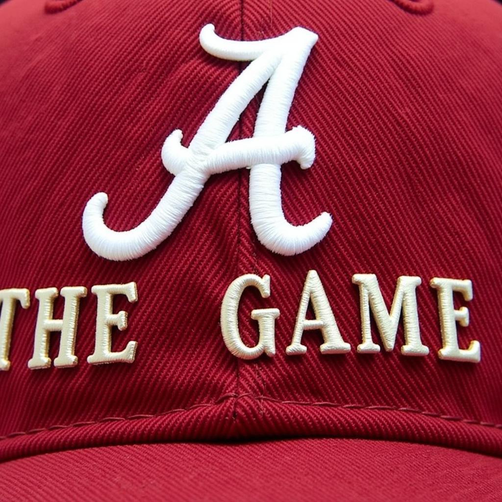 Close-up of an Alabama The Game Hat