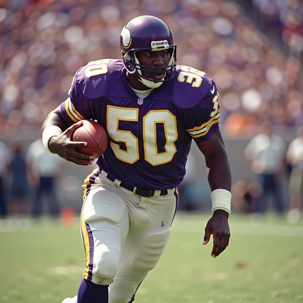 Alan Page in his Vikings Uniform