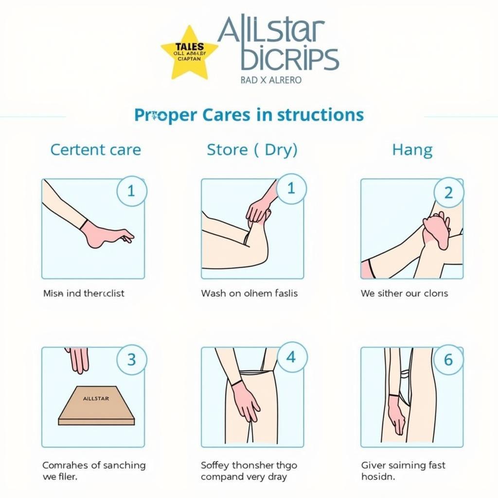 Care instructions for allstar hosiery