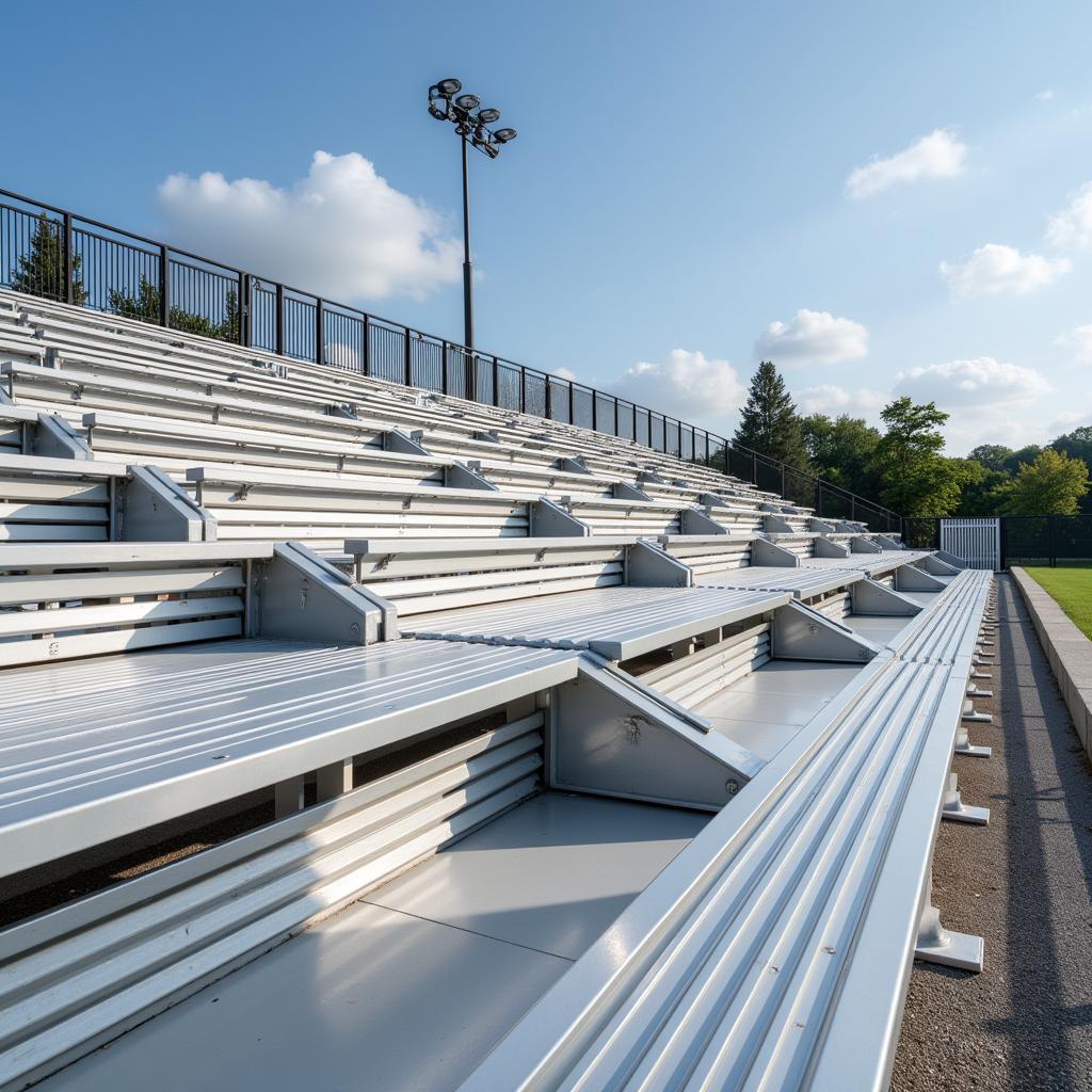 Aluminum Bleacher Seats with Integrated Accessibility