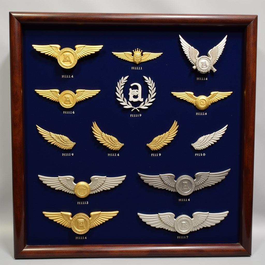 A Collection of American Airlines Pilot Wings