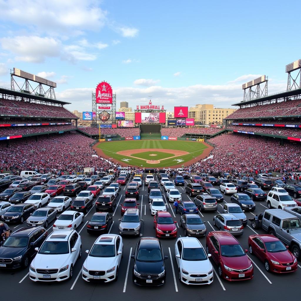 Angel Stadium Parking Lot