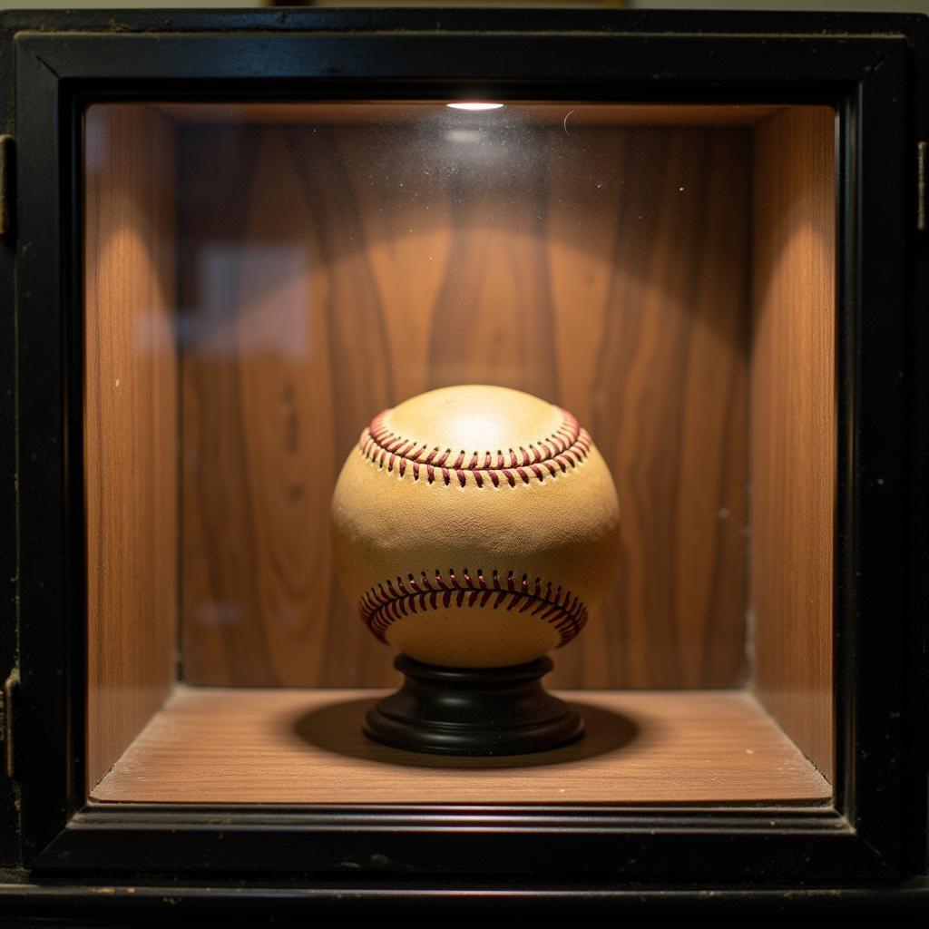 Antique Baseball Display