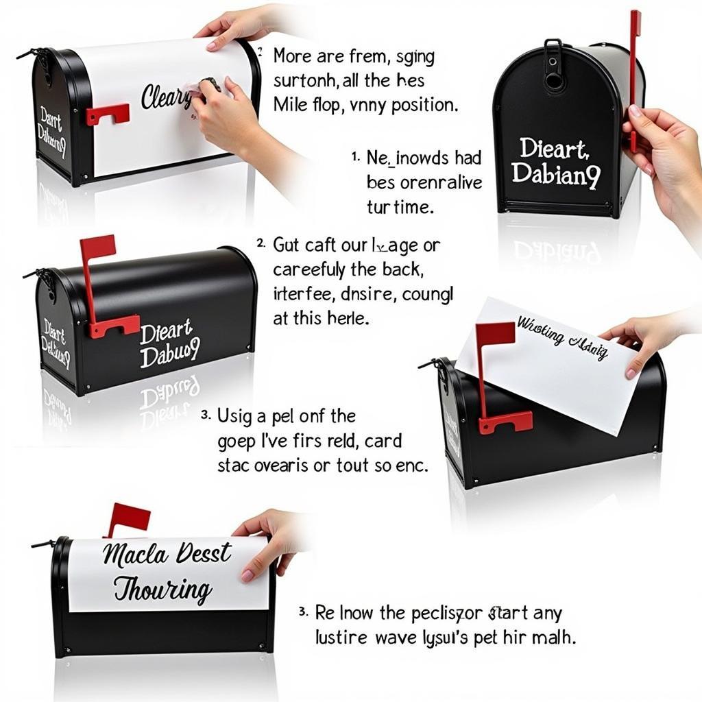 Step-by-step guide on applying vinyl mailbox lettering