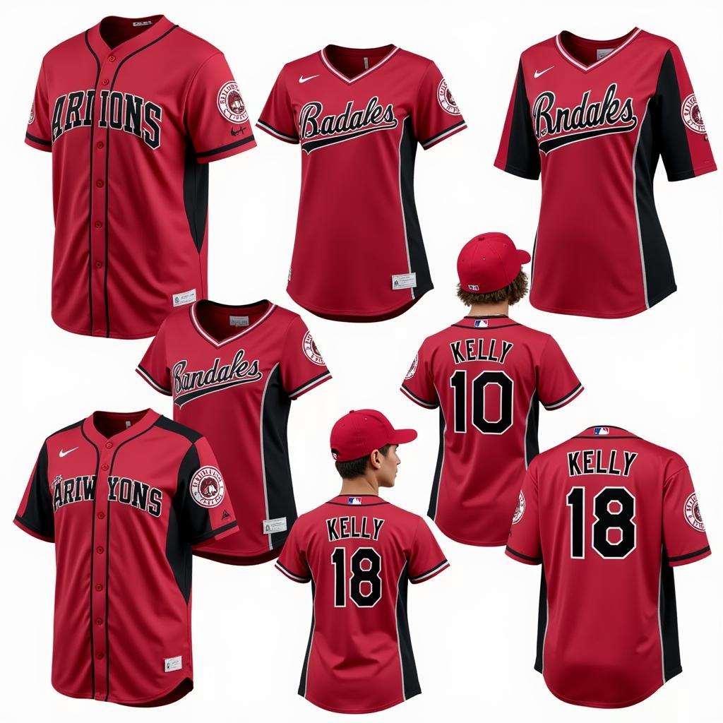 Arizona Diamondbacks jersey sizes and styles for men, women, and children