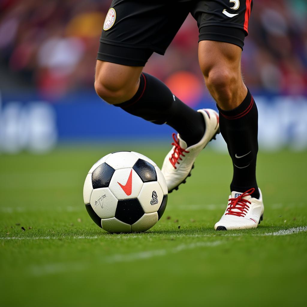 Frenkie de Jong demonstrating ball control with Astro 58 football