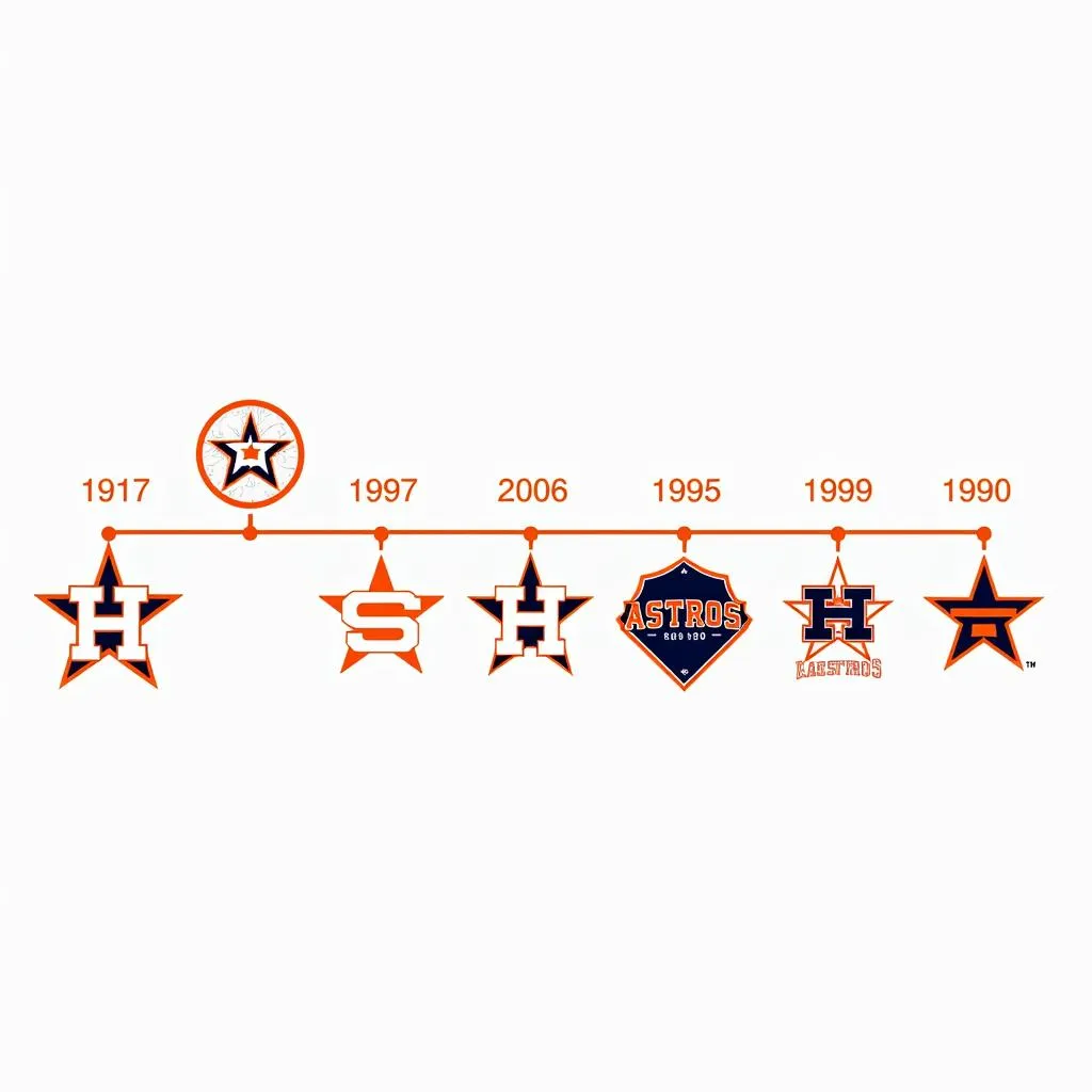 Astros Logo Evolution Timeline