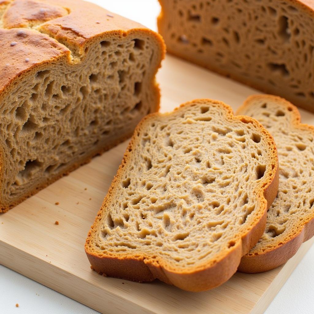 Close-up of ASW Toasted Rye Bread Texture