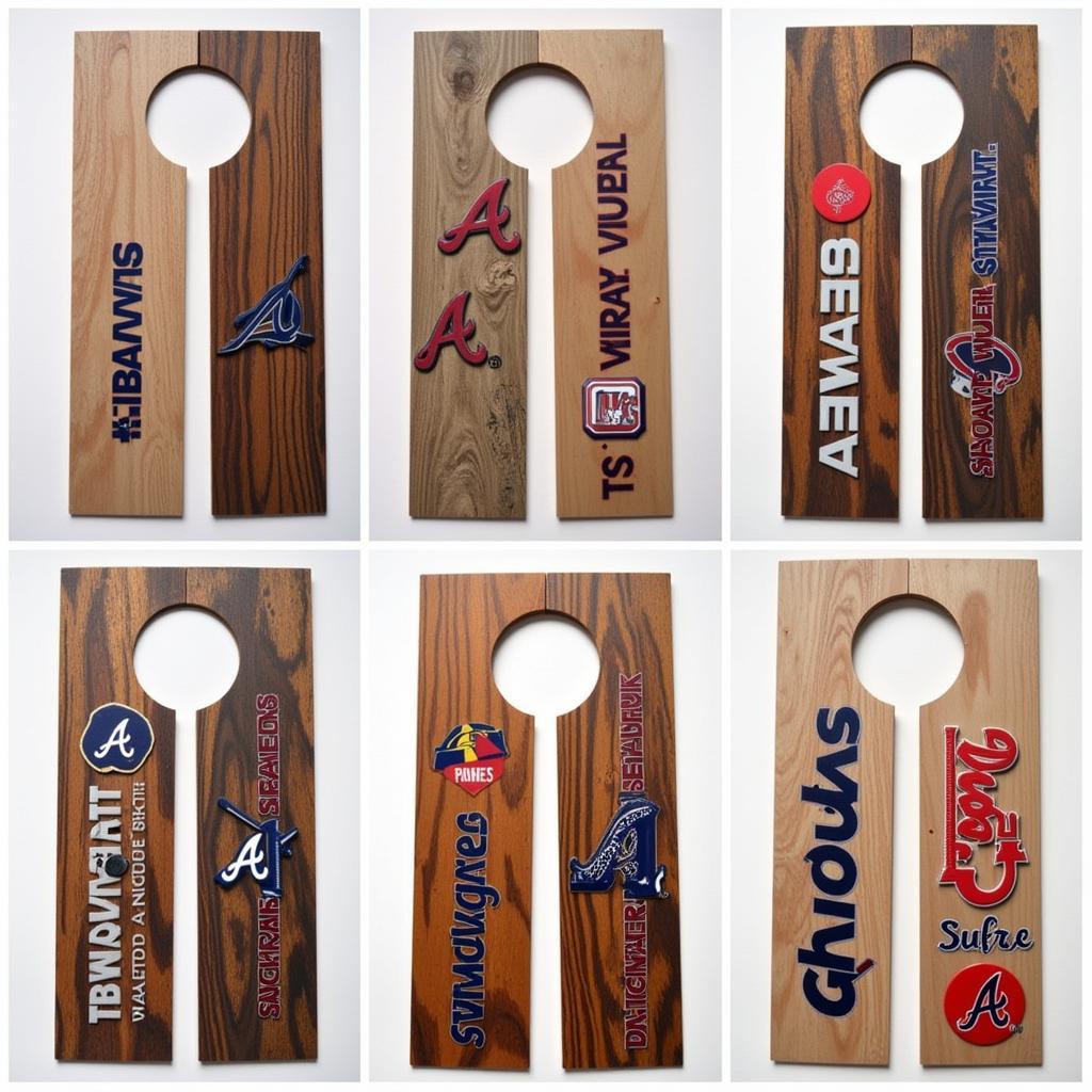 Atlanta Braves Door Hanger Designs