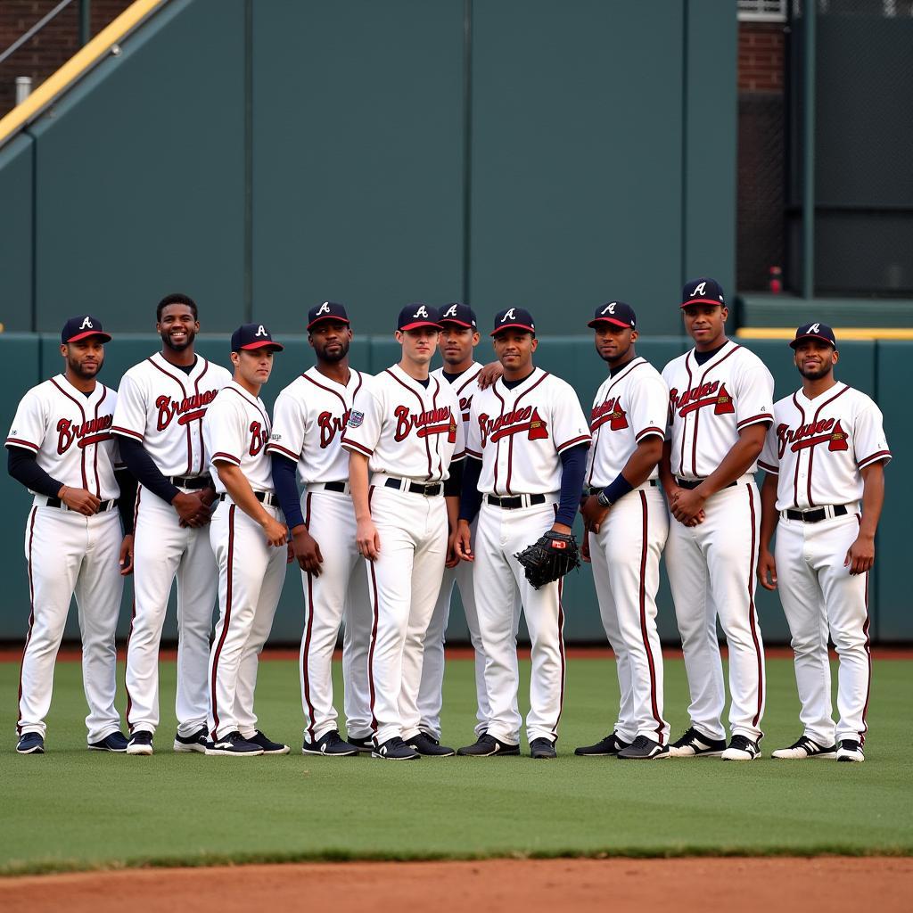 1998 Atlanta Braves Team Photo