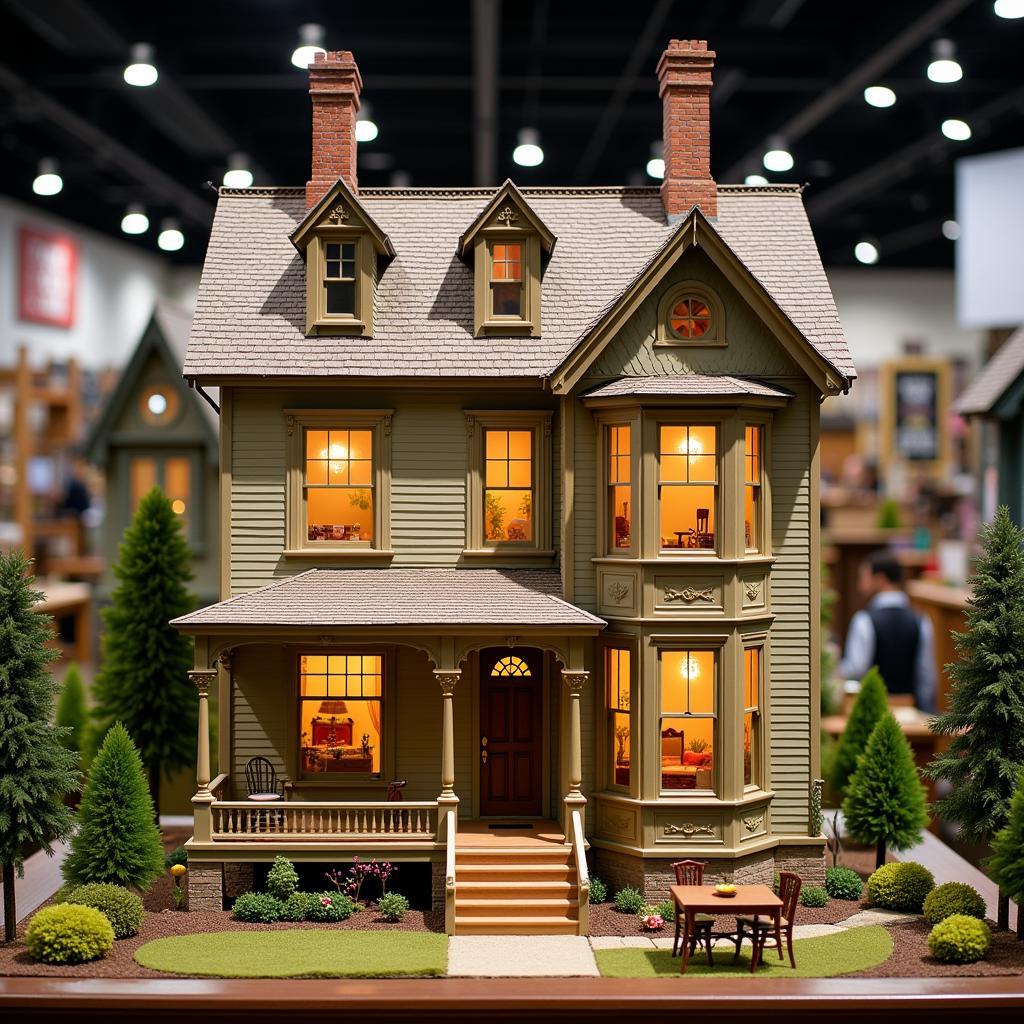 Dollhouse Display at the Atlanta Miniature Show