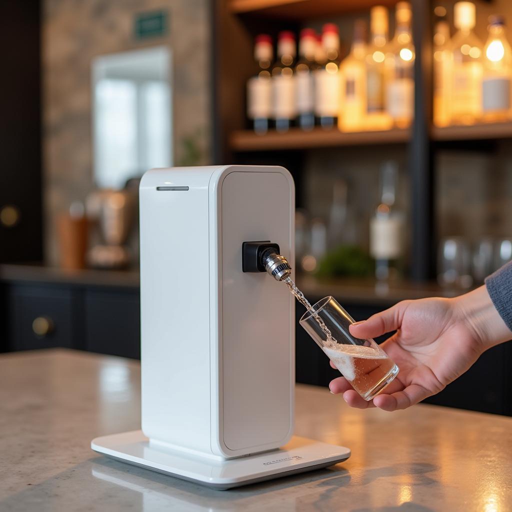 Automatic alcohol pump dispenser with sensor activation