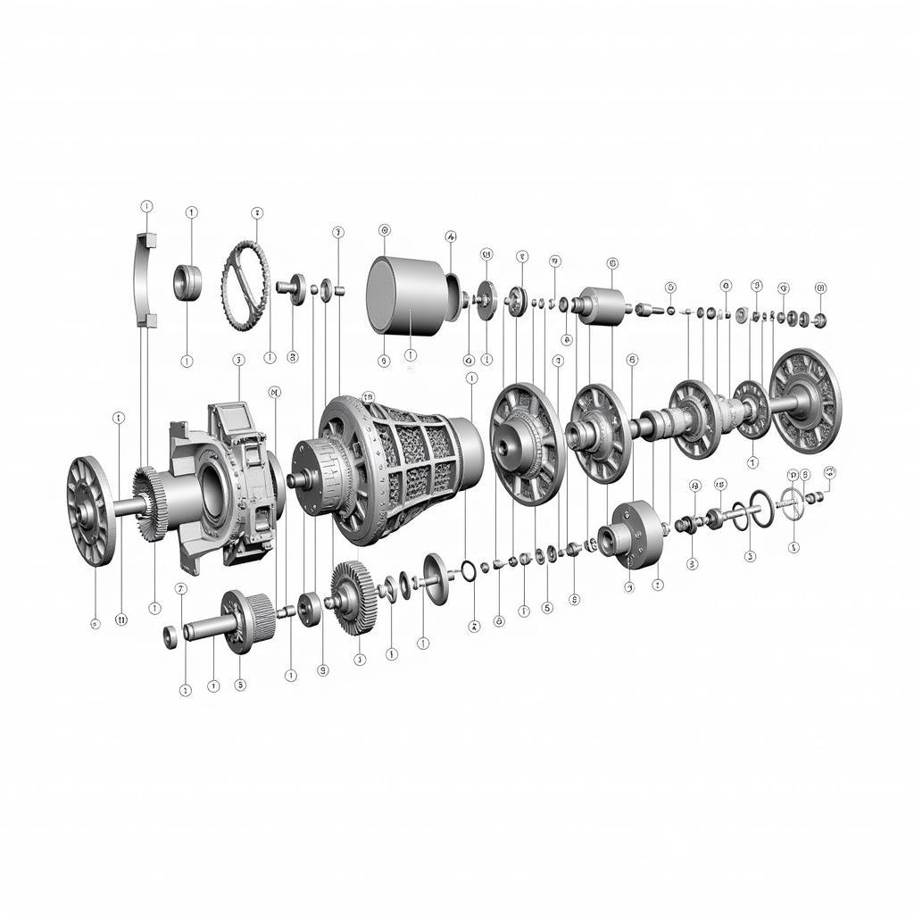 B Series Transmission Exploded View