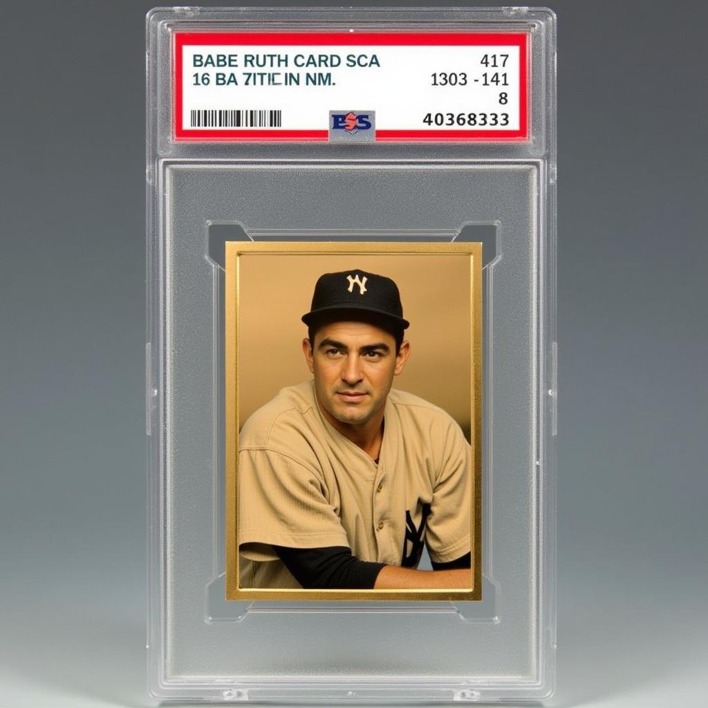 Babe Ruth Gold Card Grading