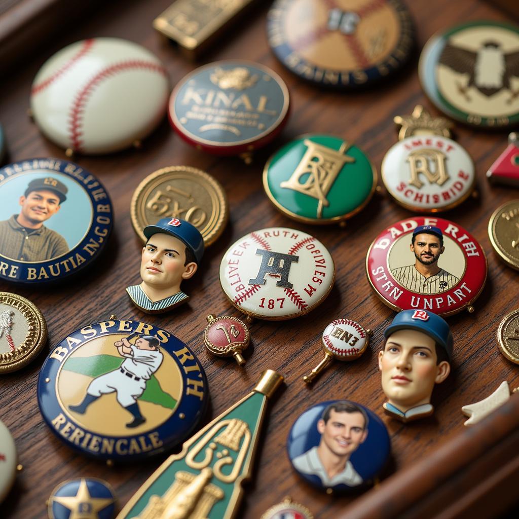 Vintage Babe Ruth Pin Collection