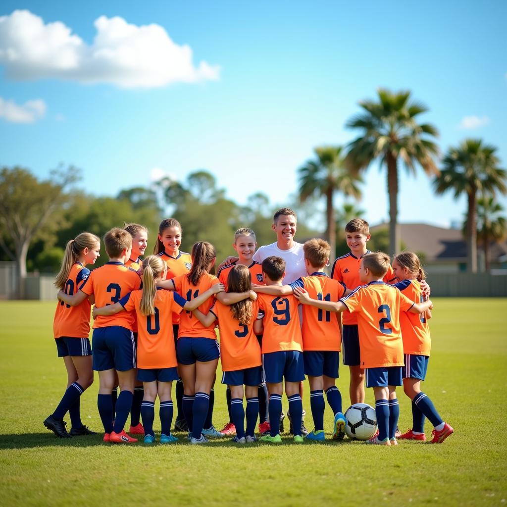 Youth Soccer Team in Sarasota