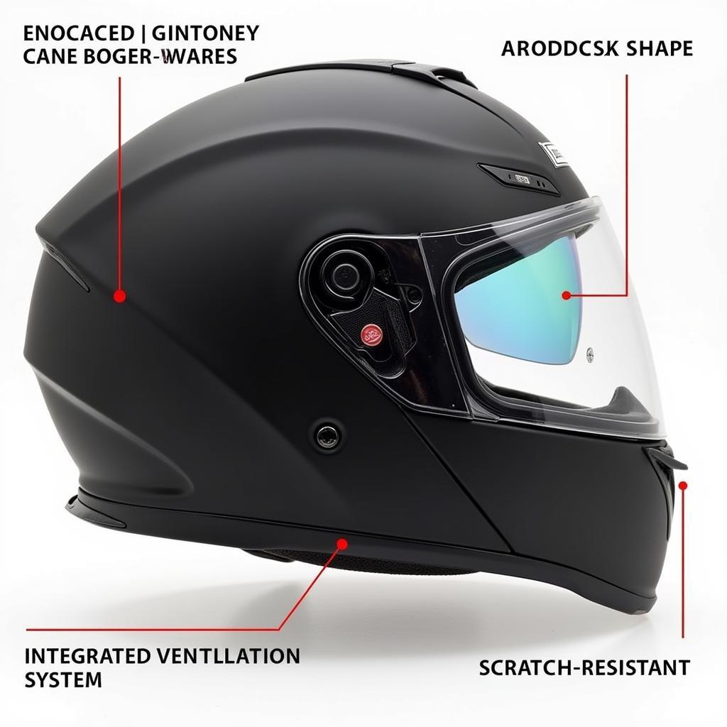 Bagger Helmet Design Features