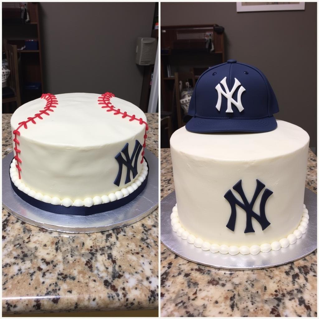 Baking vs. Ordering a NY Yankees Cake