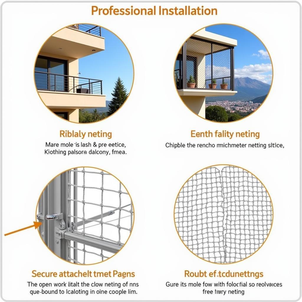 Balcony Safety Netting Installation