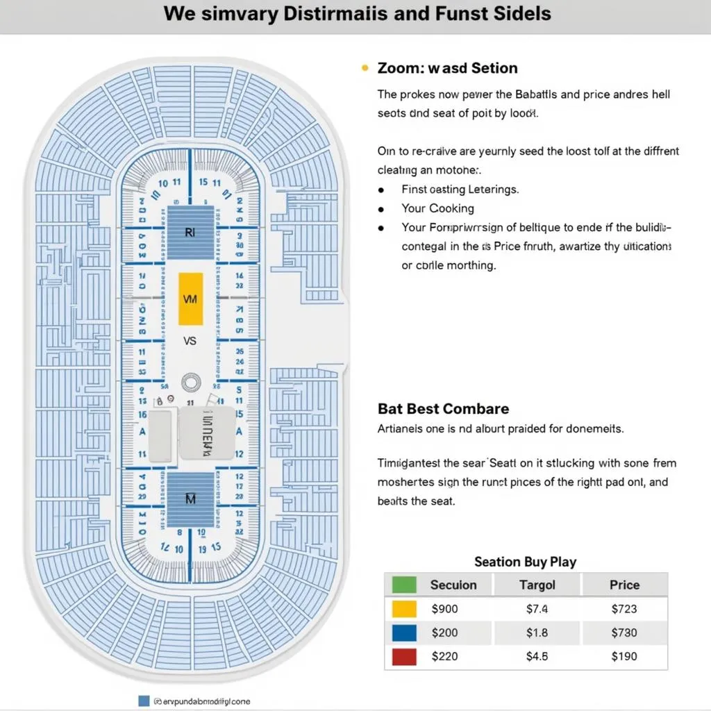 Interactive Seating Chart for Ballard Stadium