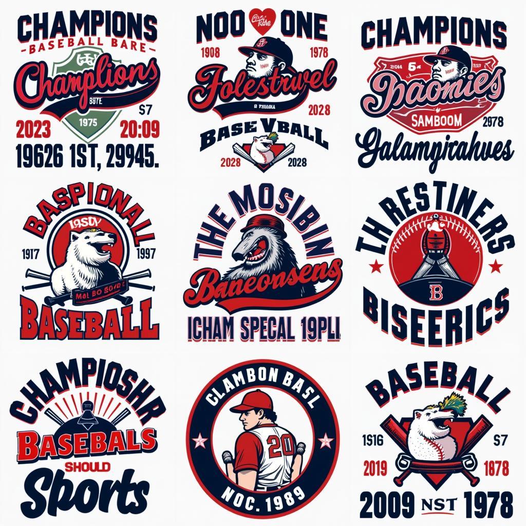 Creative Baseball Championship Shirt Design Ideas