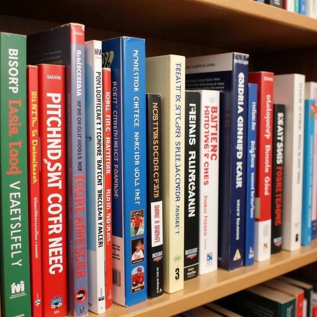 Baseball Coaching Books on Shelf