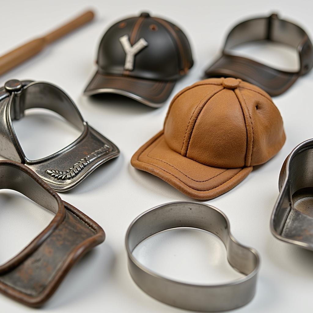 Different Types of Baseball Hat Cookie Cutters