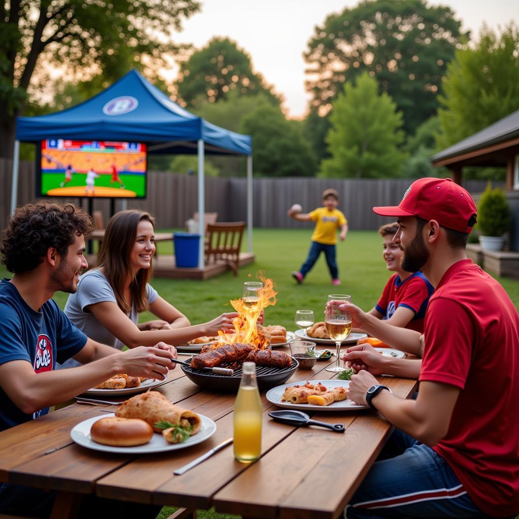 Baseball House Game Day