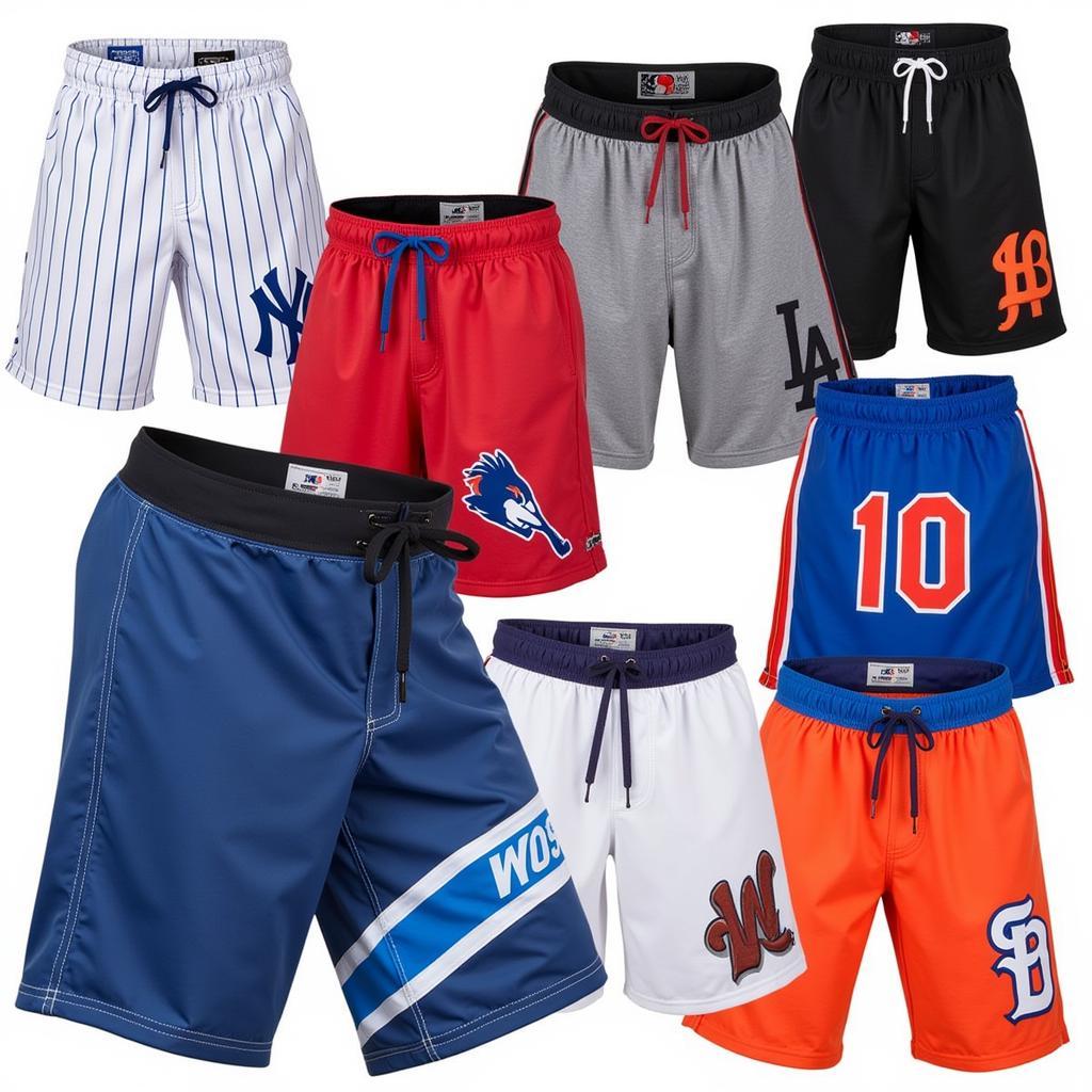 Baseball Ice Cream Shorts in Various Styles